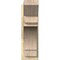 Ekena Millwork Merced Slat Rough Sawn Outlooker, Douglas Fir, 8"W x 26"D x 26"H OUT08X26X26MRC06RDF - alternate 3